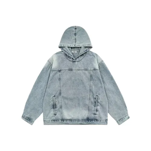 BLACK AT Синий Унисекс Куртки