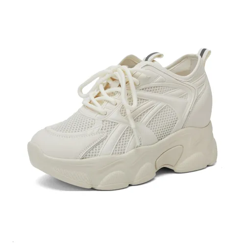 PT'SON визуально увеличивает рост Низкие кеды с толстой подошвой Женские