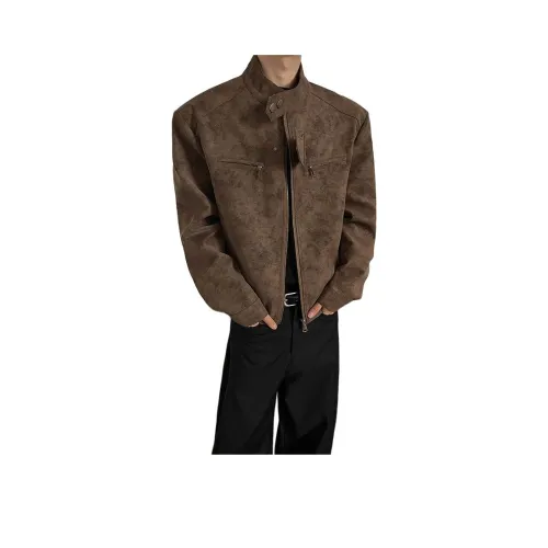 MR.MUDI Унисекс Кожаные куртки