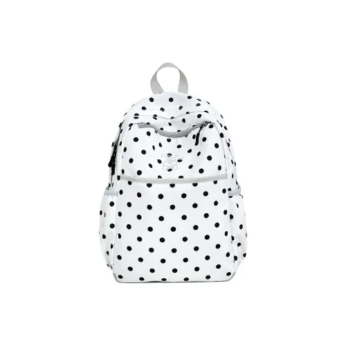 BAODIDAISHU Nylon Backpack Unisex White Black BAODIDAISHU Нейлоновый рюкзак унисекс белый черный