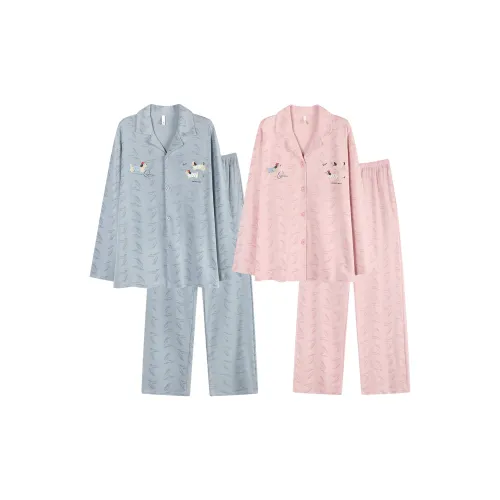 YIROUQING Мужской+Женский Унисекс Пижамные комплекты