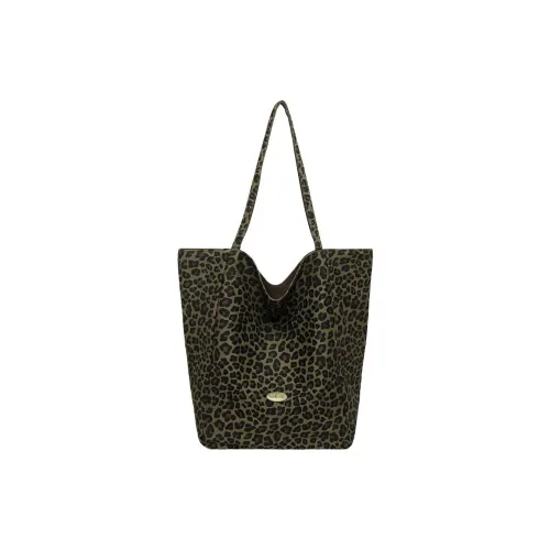 Kewuku Ткань Тоут Сумка Сумка через плечо Стандартная Женская Кофейного цвета