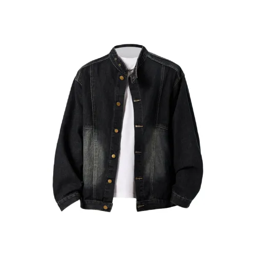 JASONWOOD Черный Синий Унисекс Джинсовые Куртки