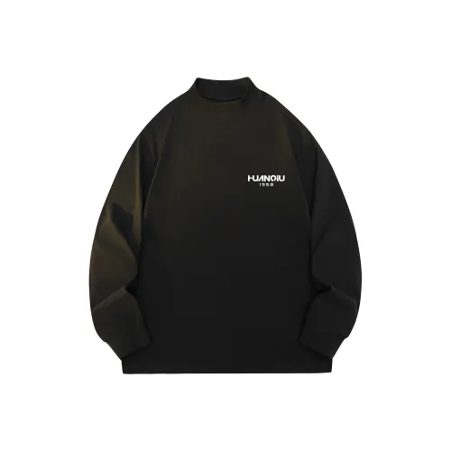 HUANQIU Длинный рукав Т-рубашка Унисекс