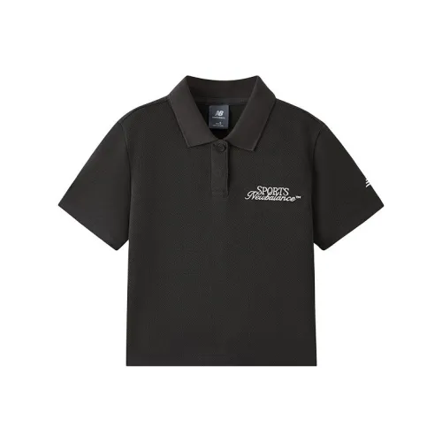 New Balance Темно-серый Женский Поло