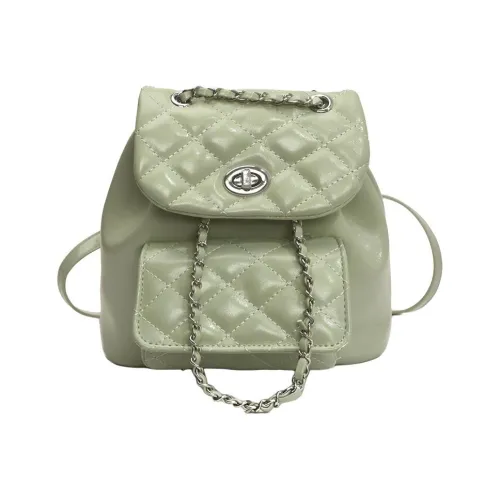 AUNG ПУ (полиуретан) Рюкзак Стандартный Зеленый Синий Желтый Черный Серебряный Белый