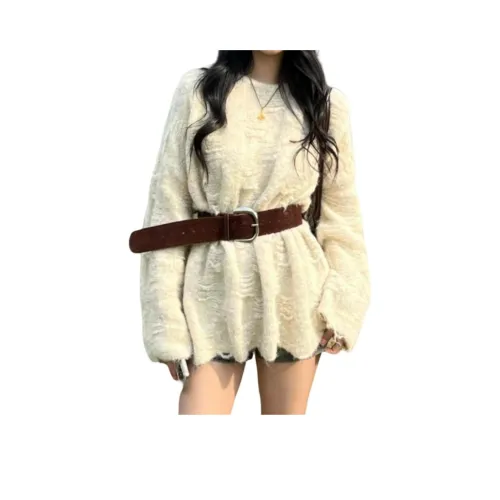 ZEKIKO STUDIO Экрю Женская Трикотажная одежда