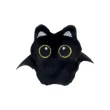 Маленький черный кот, демон, крылья, украшение