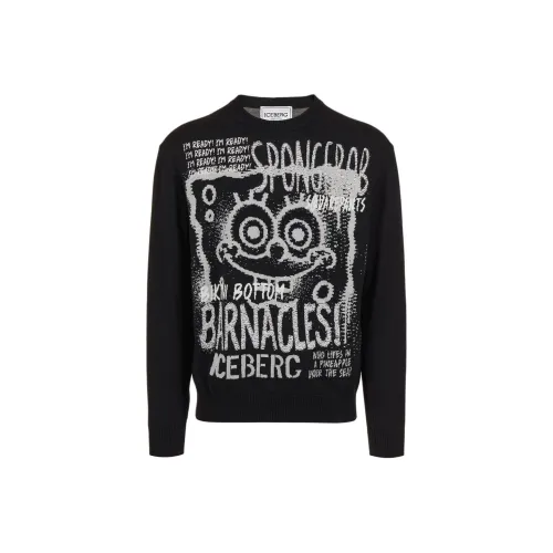 Айсберг Черный Мужской Свитера