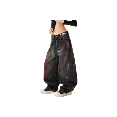 NVRFRGT Galaxy Black Unisex Jeans