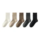 Белый + Хаки + Верблюжий + Темно-серый + Черный