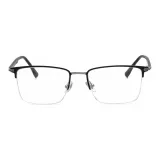 Черно-серебро [0 Степень Смола Защита от синего света Линзы]