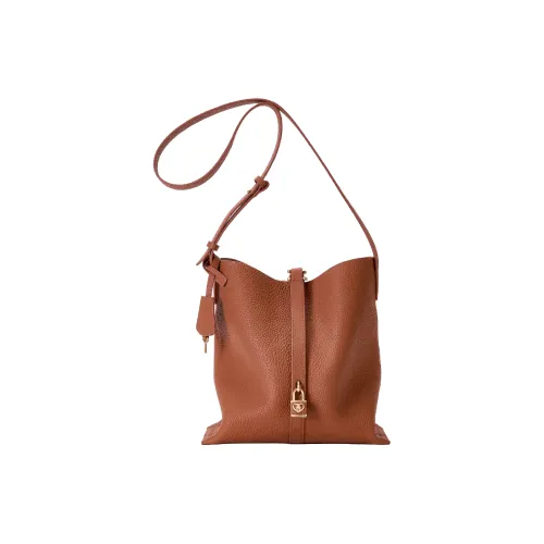 Hush Puppies Сумка через плечо из коровьей кожи Женская Коричневый Серый