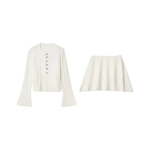 Incolore Белый комплект женский комплект с юбкой