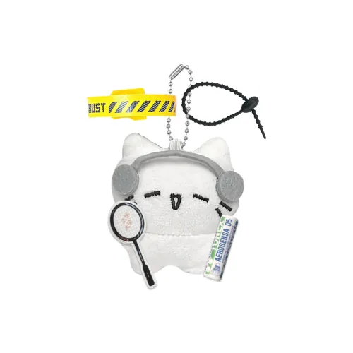 AIZIYUO Бадминтон Наушники для прослушивания музыки Котенок Плюшевый Брелок 6,5 см Высота