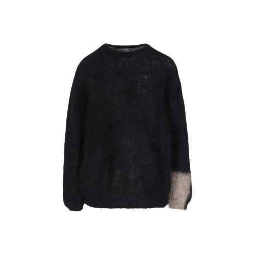 Yohji Yamamoto Y'S FW25 Цветовая схема Мохер Пуловер Свитер Женские