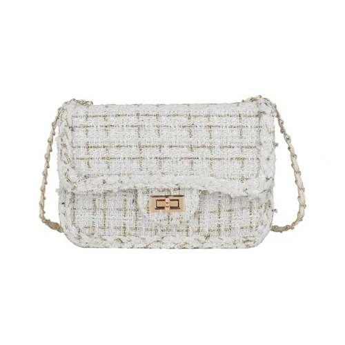 AUNG Ткань Сумка через плечо Стандартная Белый Черный