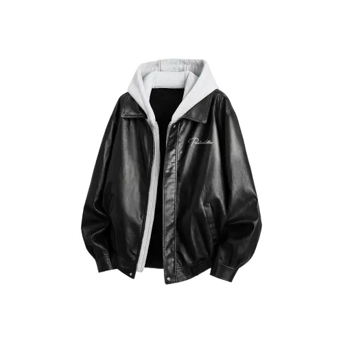 PAUL COSTELLOE Кожа Куртка Унисекс