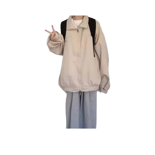 ZVJH Абрикос Буква Вышитая [Двойной слой с подкладкой] Унисекс Бейсбольные Джерси