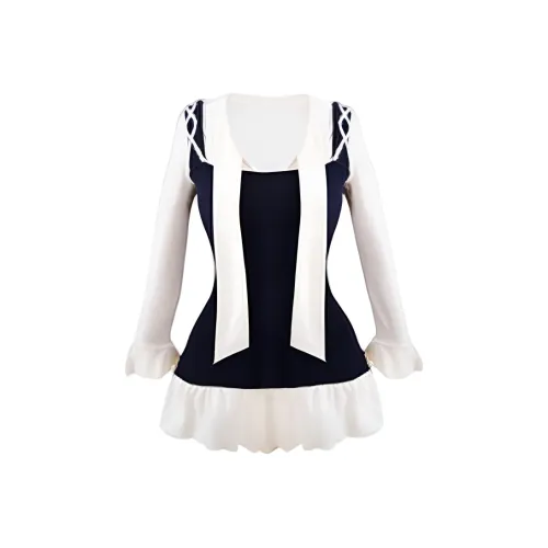 GRAYISMOON Длинное платье с длинными рукавами женское