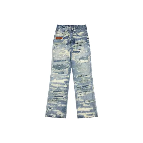 GDRG Синий Унисекс Джинсы