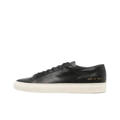 COMMON PROJECTS Низкие кроссовки для скейтбординга Мужские Черные