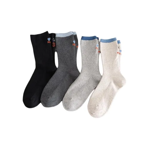 OEING 4 пачки женских носков MID до икры