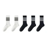 Белый и черный полосы + Белый и черный полосы + Черная подошва Белый полосы + Черная подошва Белый полосы + Черная подошва Белый полосы