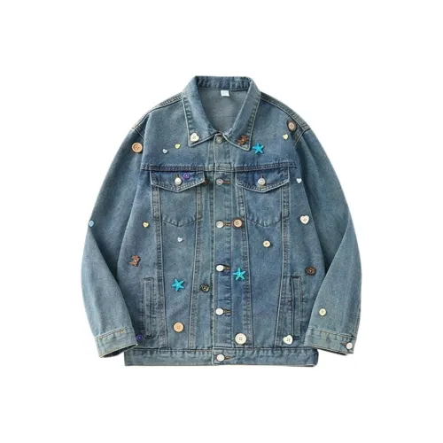 51XXHA Синий Унисекс Джинсовые куртки