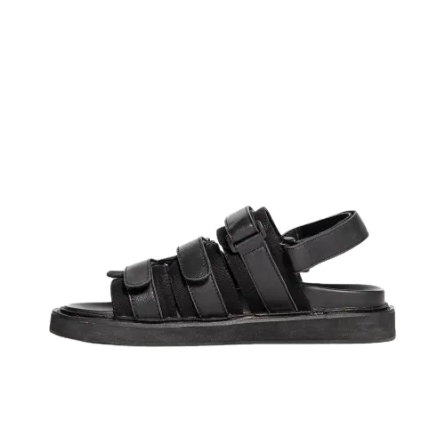 Yohji Yamamoto One Ремень Сандалии Мужские Черные