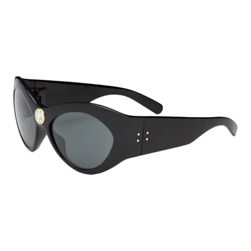 SAINT LAURENT Литьевые Кристальная Бабочка Солнцезащитные очки Унисекс Черный