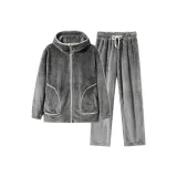 Темно-серый топ и штаны