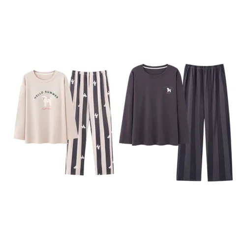 GUANQU Пижамный комплект унисекс 2 штуки