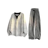 Абрикос + Темно-серый Комплекты одежды