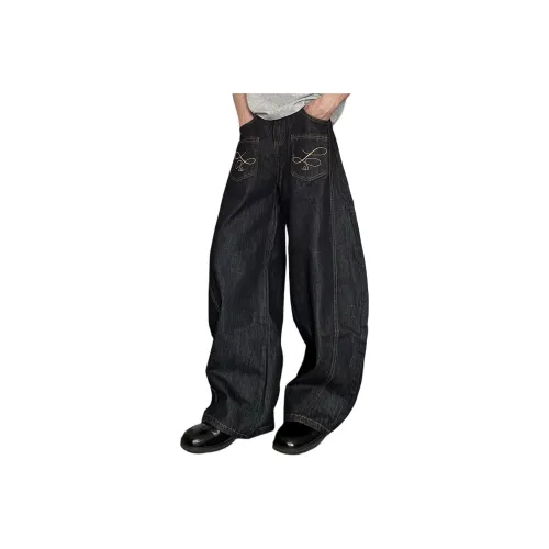 TR Черный Унисекс Джинсы