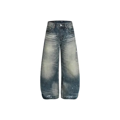 THE AIER Синий Унисекс Джинсы