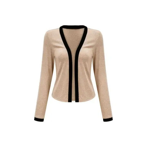 Udon House Без бретелей Топ Кардиган Женские Трикотаж