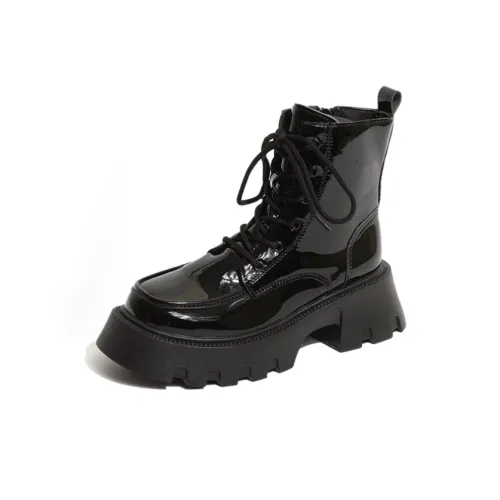 OLDDESIRE Martin Boots Глянцевый Черный Женские