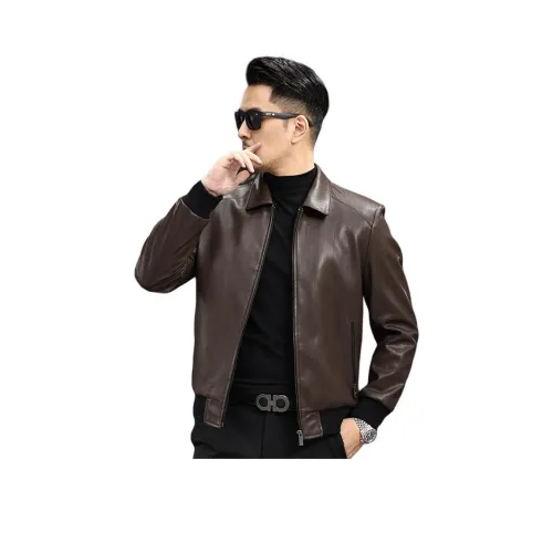 VBA Натуральная кожа Куртка Мужская