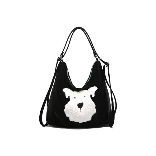 AUNG ПУ (полиуретан) Сумка Обычный Западный EMPEROR Вышивка Щенок Dachshund Puppy Счастливый Щенок