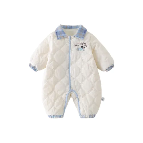 XiaoJinBu Экрю Малыш Комбинезоны Ползунки