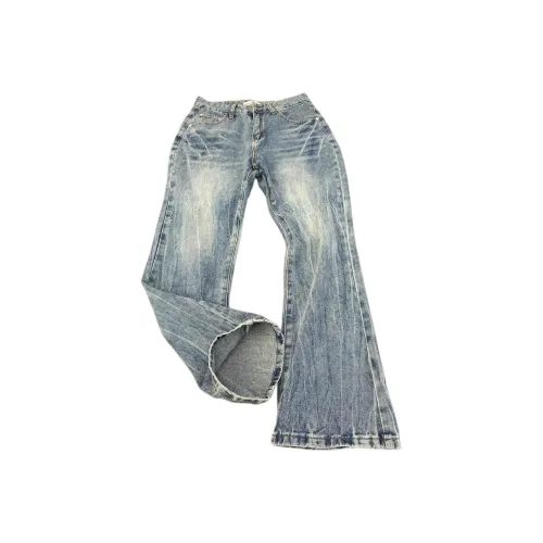 SOUL WORKER Light Blue Unisex Jeans SOUL WORKER Светло-голубые унисекс джинсы