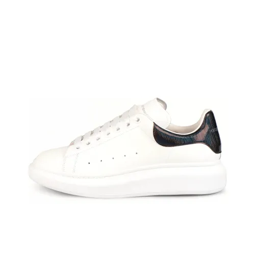 Alexander McQueen Oversized Sneaker Стильные Скейтбординги Мужской Белый Черный