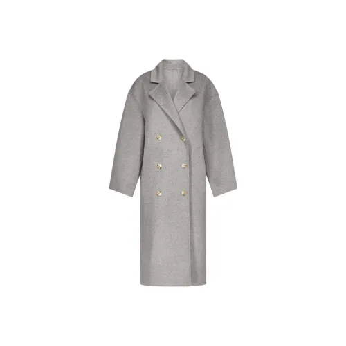 Loulou De Saison Серое Женское Пальто