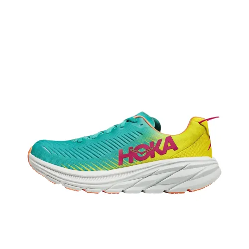 HOKA ONE ONE Rincon 3 Беговые кроссовки Женские Зеленый Желтый