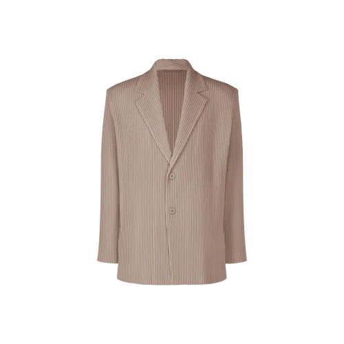 Homme Plissé Issey Miyake FW25 Бизнес-костюм Пальто Мужской