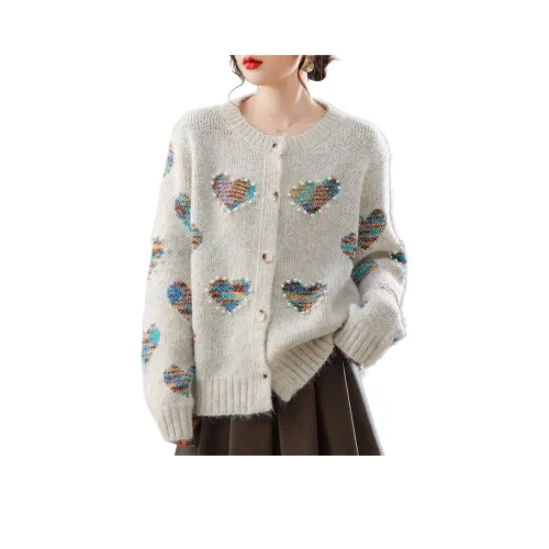 MJ Бежевый Женский Трикотаж