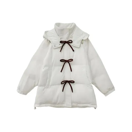 TIBINB Белый Женские пуховики