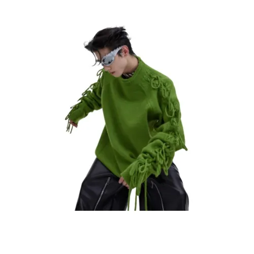 PAINT STAIN Зеленый Унисекс Трикотаж