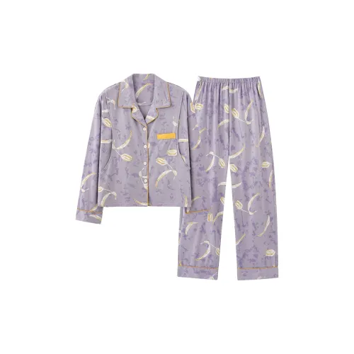 FENTENGCARE Фиолетовый Женские Пижамные Комплекты